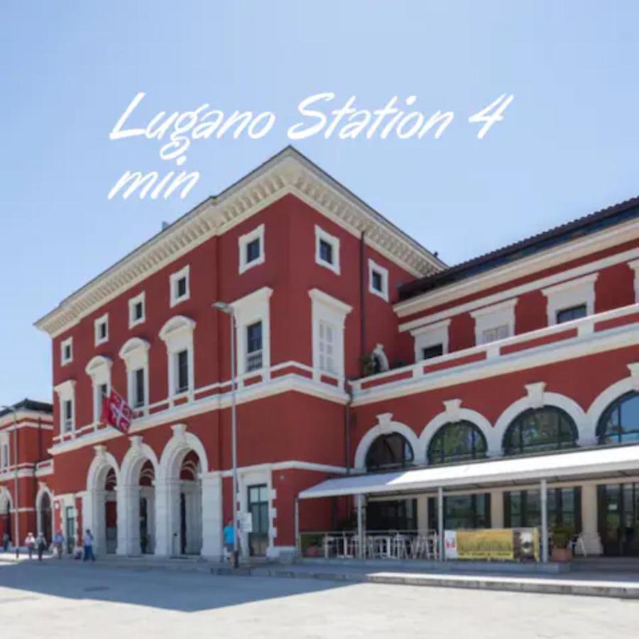 Duplex Loft In Lugano Center With Garden, Wi-Fi -By Easylife Swiss Appartement Buitenkant foto